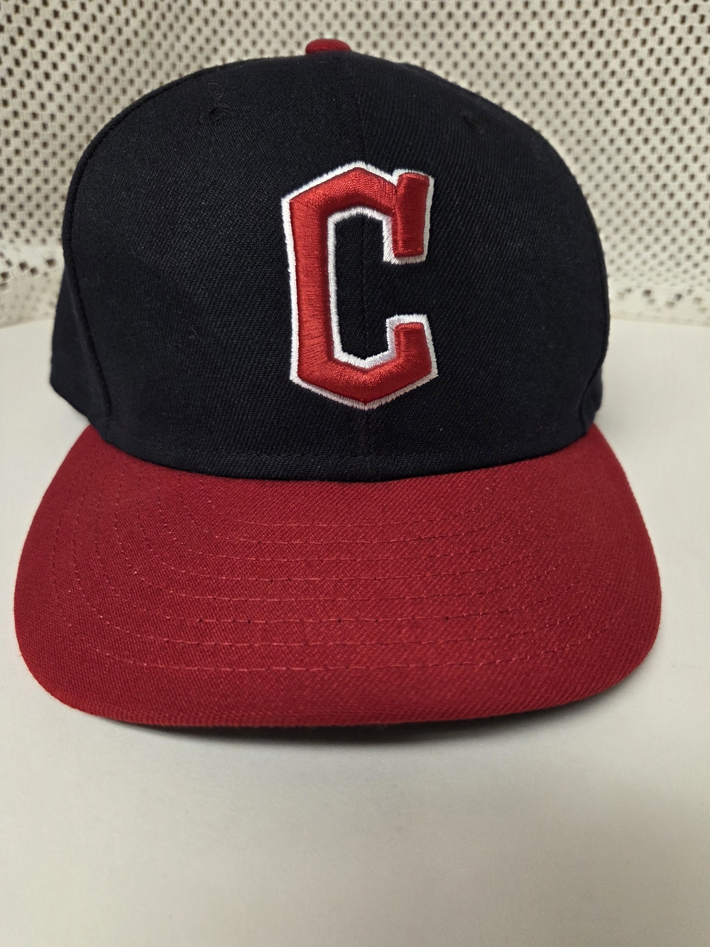 New Era Black and Red 'C' Fitted Hat